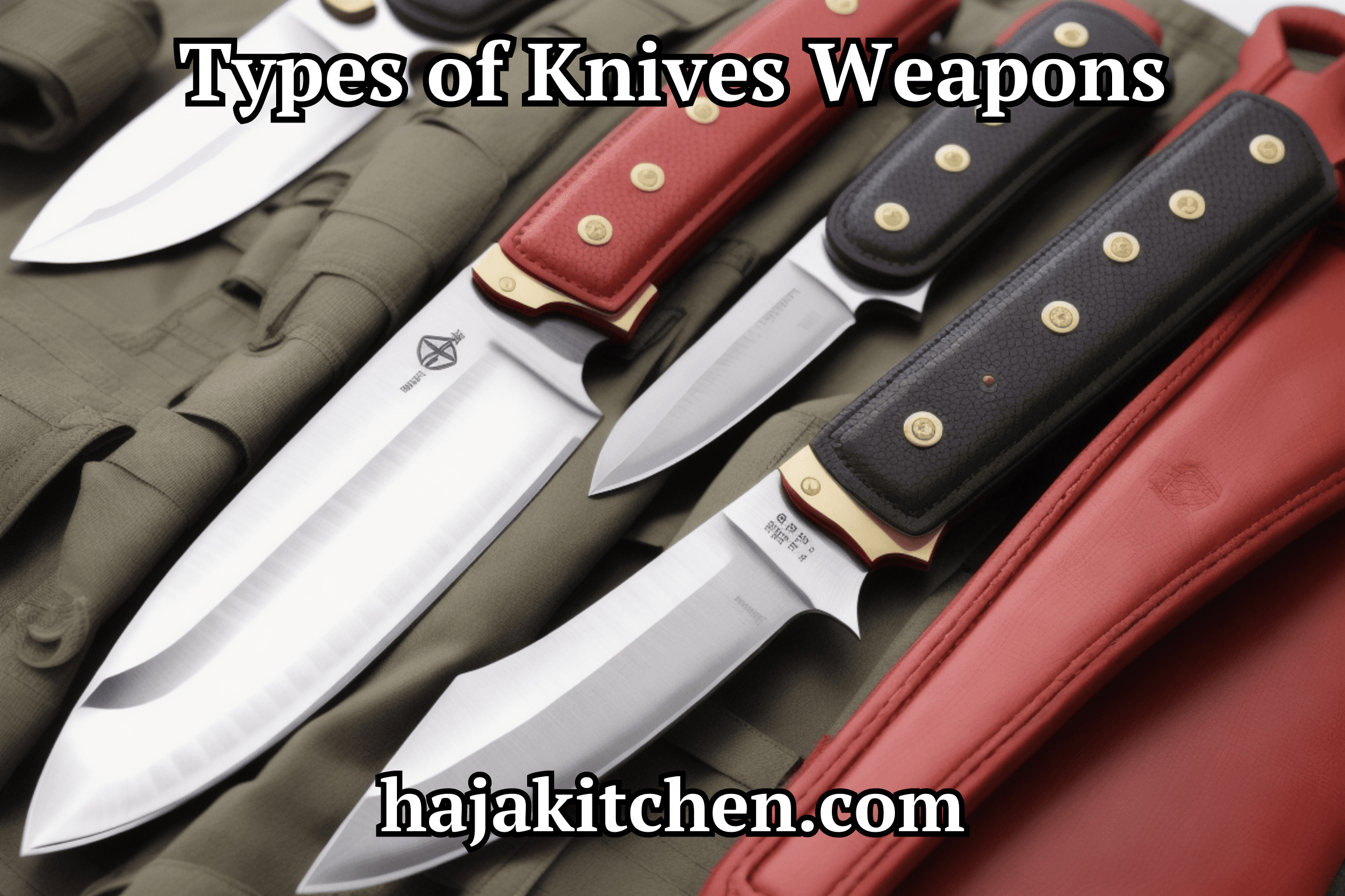 Types of Knives Weapons