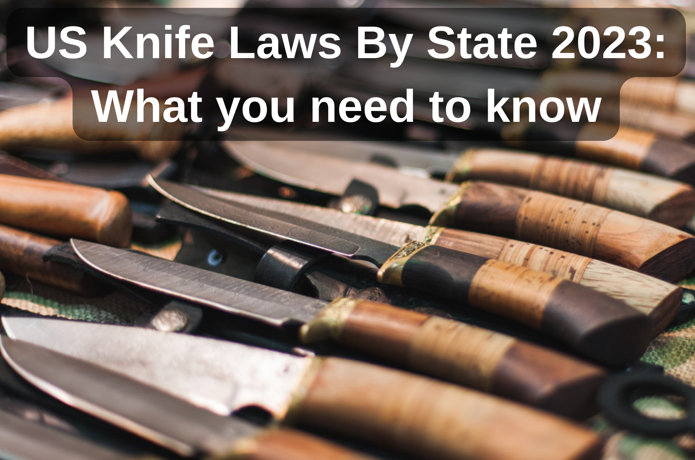 US Knife Laws By State 2023: What you need to know