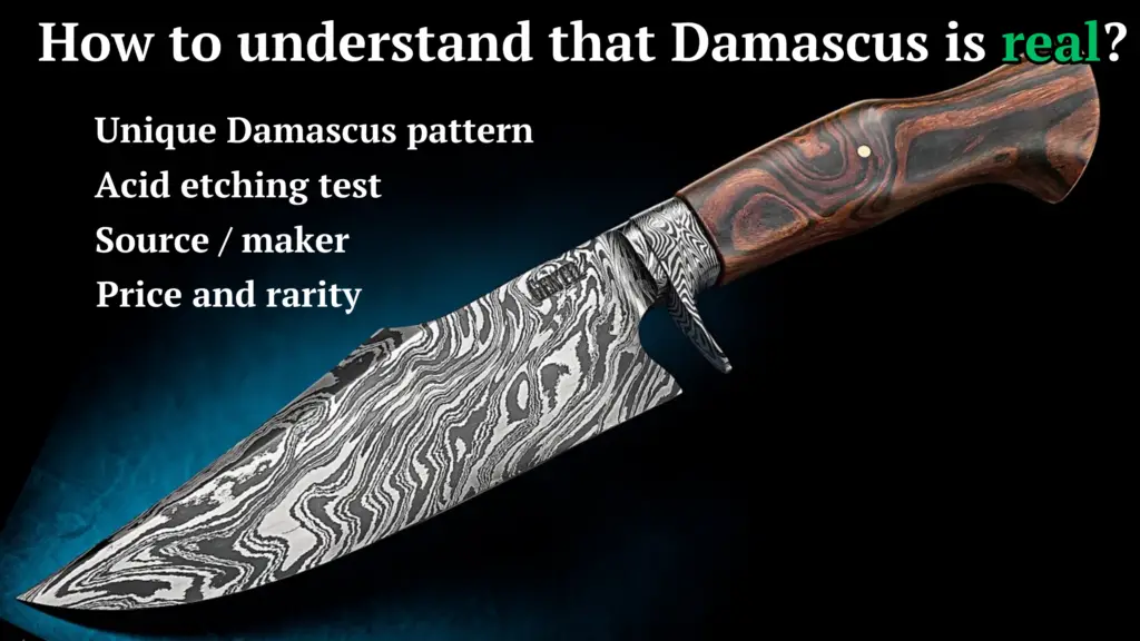How to understand that Damascus is real?