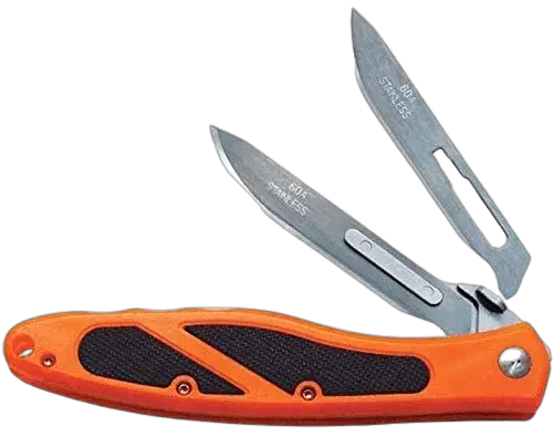 3. Havalon Piranta-Edge Blaze Orange Handle 12 Additional Crazy Sharp Blades