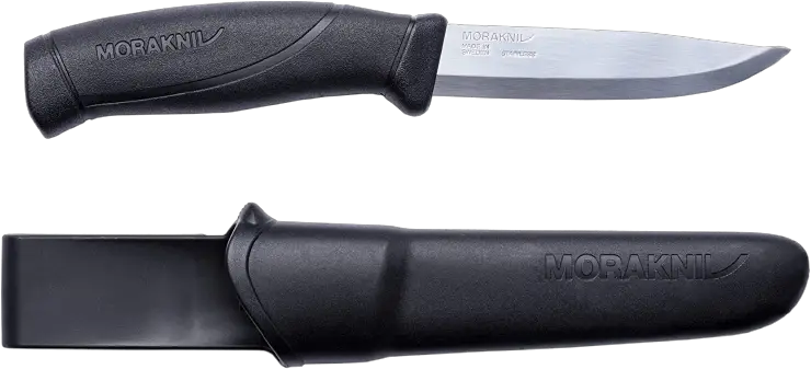 1. Morakniv Companion Fixed Blade Outdoor Knife